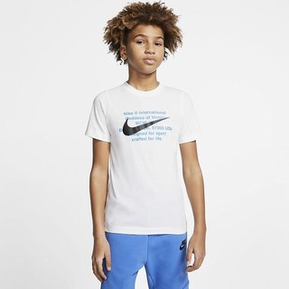 Tricouri Nike Sportswear Baieti Albi Negrii | LWPH-31659